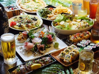 沖縄市居酒屋|旨い処わさび|人気|おすすめ|安い|団体|忘新年会|歓送迎会|宴会|女子会|誕生日|お祝|個室|テイクアウト|お持ち帰り|オードブル|飲み放題 